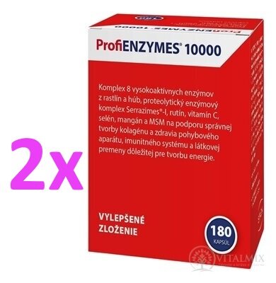PROFIENZYMES 10000  2x180cps VÝHODNÉ BALENIE