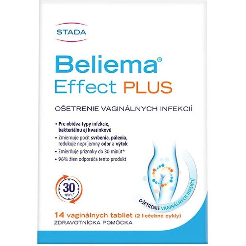 Idelyn Beliema Effect PLUS tablety vaginálne 1x14ks