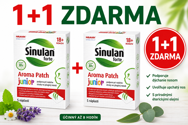 WALMARK Sinulan forte Aroma Patch junior náplast (1x5ks) 1+1 ZDARMA