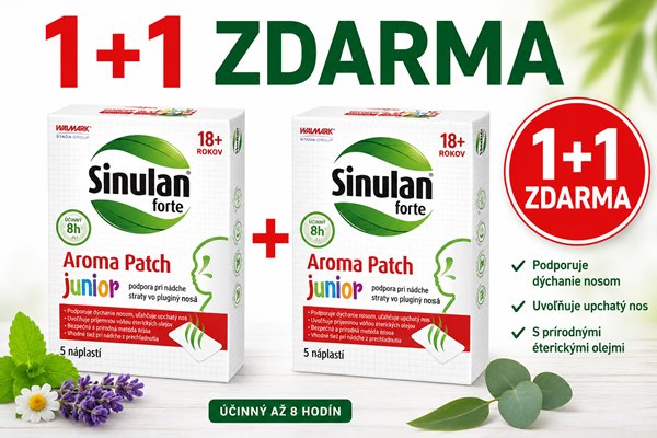 WALMARK Sinulan forte Aroma Patch junior náplast (1x5ks) 1+1 ZDARMA