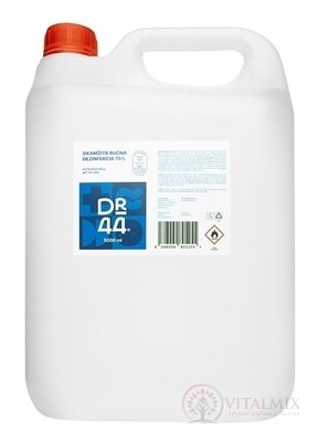 DR.44 OKAMŽITÁ RUČNÍ DEZINFEKCE antibakteriální gel (75% ethanol) 1x5000 ml