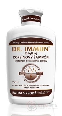 DR. IMMUN Kofeinový šampon 25 bylinný, 1x250 ml
