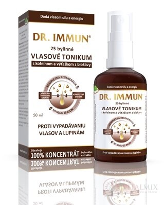 DR. IMMUN Vlasové tonikum s kofeinem 25 bylinné, 1x50 ml