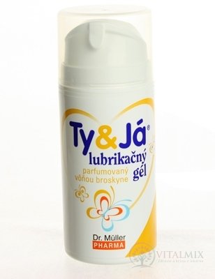Dr. Müller TY &amp; JÁ Lubrikační gel parfémovaný vůní broskve 1x100 ml