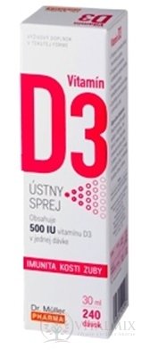 Dr. Müller Vitamin D3 ústní sprej 1x30 ml