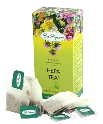 DR. POPOV ČAJ HEPA TEA nálevové sáčky 20x1,5 g (30 g)