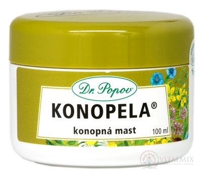 DR. POPOV KONOPELA konopná mast 1x100 ml