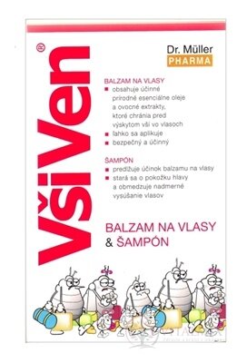 Dr.Müller VšiVen BALZÁM na vlasy &amp; ŠAMPON balzám 120 ml + šampon 150 ml, 1x1 set