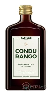 Dr.Svatek Condurango sladové víno na žaludek 1x500 ml