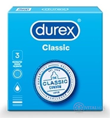 DUREX Classic kondom 1x3 ks
