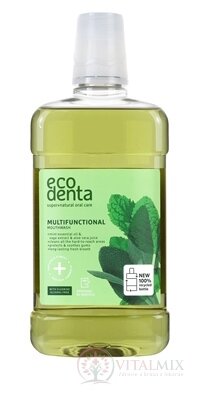EcoDenta MULTIFUNCTIONAL mouthwash ústní voda (s extraktem ze Šalvěje, Aloe Vera a mátovým olejem) 1x500 ml