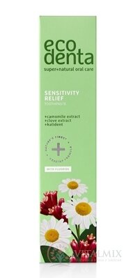 EcoDenta SENSITIVITY RELIEF zubní pasta na citlivé zuby s extraktem z heřmánku 1x100 ml