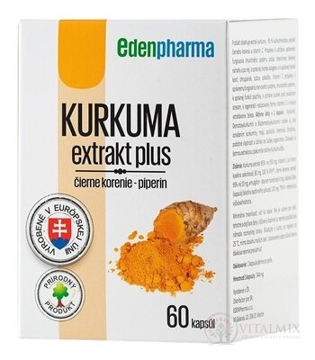 EDENPharma kurkumy extrakt plus cps 1x60 ks