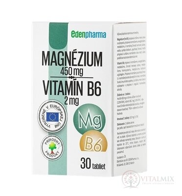 EDENPharma Magnézium + Vitamin B6 tbl 1x30 ks