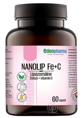 EDENPharma NANOLIP Fe+C cps 1x60 ks