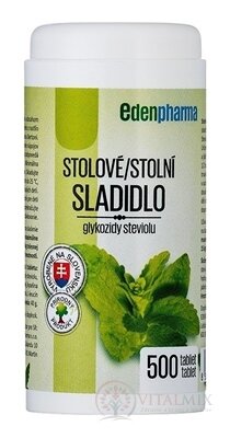 EDENPharma STOLNÍ SLADIDLO - Stevia tbl 1x500 ks