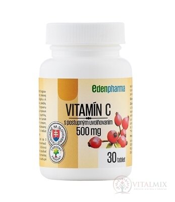 EDENPharma VITAMIN C 500 mg tbl s postupným uvolňováním 1x30 ks