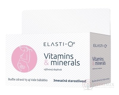 Elasti-Q VITAMINS &amp; MINERALS tbl 1x90 ks