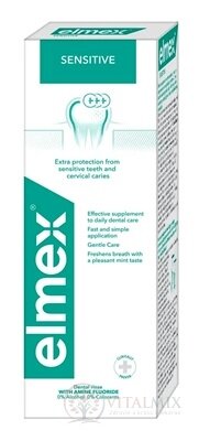 ELMEX ústní voda SENSITIVE PLUS 1x400 ml
