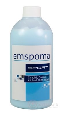 EMSPOMA Chladivá - modrá &quot;M&quot; masážní emulze 1x500 ml