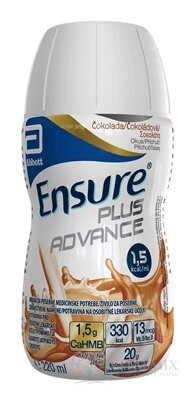 Ensure PLUS ADVANCE čokoládová příchuť (inov. 2025) 30x220 ml