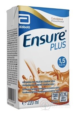 Ensure PLUS čokoládová příchuť 24x220 ml