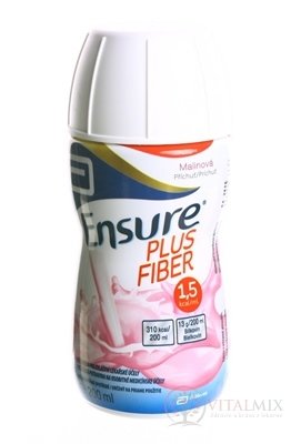 Ensure PLUS FIBER malinová příchuť, 1x200 ml