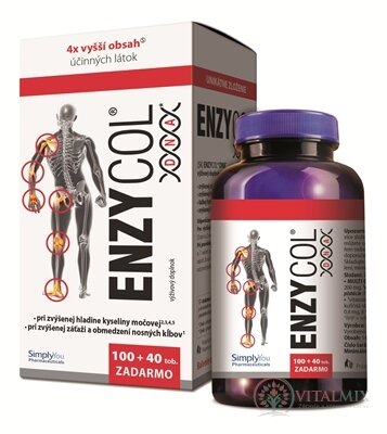 ENZYCOL DNA cps 100 + 40 zdarma (140 kapslí) – Regenerace kloubů, svalů a šlach s Cleanup™ komplexem