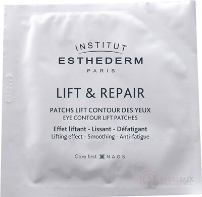 ESTHEDERM LIFT &amp; REPAIR EYE CONTOUR LIFT PATCHES vypínací oční náplasti (5 sáčků po 2 náplasti) 1x10 ks