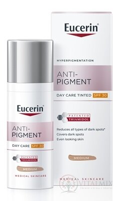 Eucerin ANTIPIGMENT Denní KRÉM SPF30 Tónovaný středně tmavý 1x50 ml