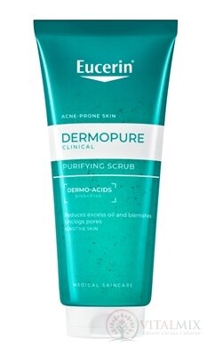 Eucerin DERMOPURE CLINICAL Čistící scrub pleť se sklonem k akné 1x100 ml