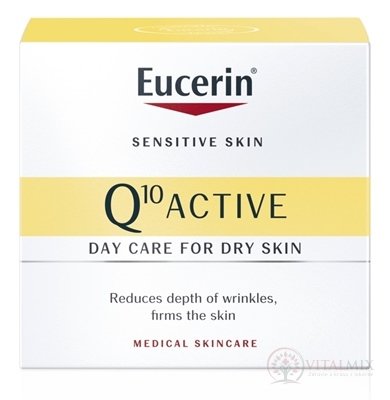 Eucerin Q10 ACTIVE denní krém proti vráskám vyhlazující na citlivou pokožku 1x50 ml