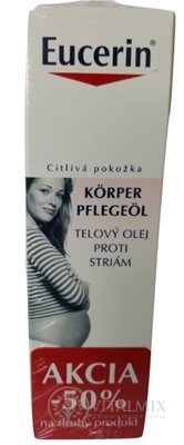Eucerin TĚLOVÝ OLEJ proti striím 2x125 ml, 1x1 set