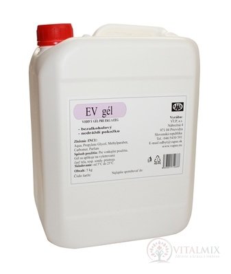 EV GEL vodivý gel pro EKG, EEG kanystr 1x5 kg