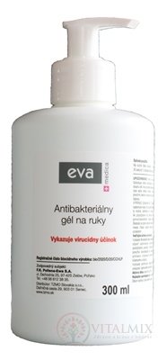 Eva Medica Antibakteriální gel na ruce (60% etanolu + D-panthenol) 1x300 ml