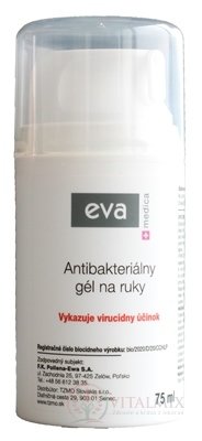 Eva Medica Antibakteriální gel na ruce (60% etanolu + D-panthenol) 1x75 ml