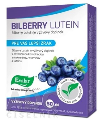 Evalar BILBERRIES LUTEIN tbl 1x50 ks