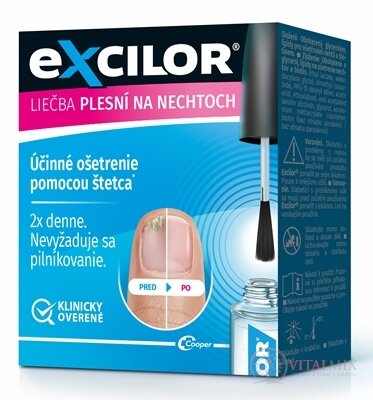 Excilor lak pro léčbu plísňových infekcí nehtů (inov. 2024) 1x3,3 ml