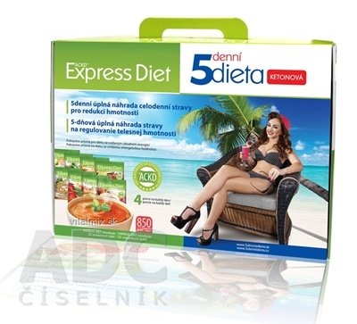 EXPRESS DIET ACKD 5 denní dieta 850 kcal / den instantní jídla, sáčky 1x20 ks