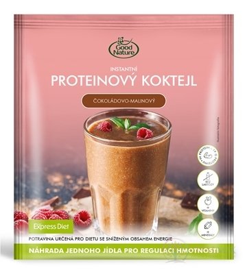 EXPRESS DIET PROTEINOVÝ KOKTEJL instantní, čokoládově malinový, sáček 1x60 g