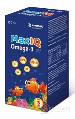Farmax MaxIQ Omega-3 sirup 1x150 ml