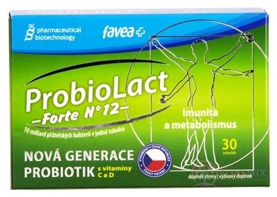 favea ProbioLact Forte N°12 cps (s vitamíny C a D) 1x30 ks