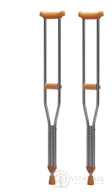 Fazzini berle GR306 Podpažní Hliníková střední, výškově nastavitelná na 114-134 cm, 1x2 ks