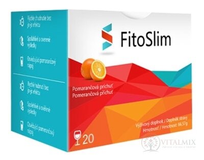 FitoSlim sáčky štíhlá linie (pomerančová příchuť) 1x20 ks