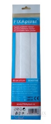 FIXAplast SENSITIVE náplast textilní prodyšná 0,5m x 6cm, 1x1 ks