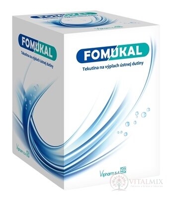 FOMUKAL Tekutina na výplach ústní dutiny roztok A + B (2x225 ml + 2x225 ml) 30 dávek, 1x900 ml