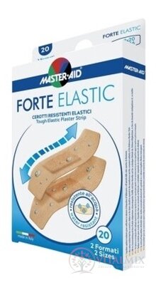 FORTE ELASTIC Náplast elastická voděodolná, 2 velikosti (78x20 mm, 78x26 mm) 1x20 ks