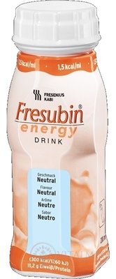Fresubin Energy DRINK příchuť neutrální, sol 4x200 ml (800 ml)