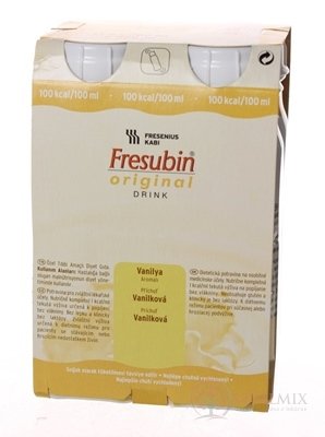 Fresubin Original DRINK EasyBottle, příchuť vanilková, 4x200 ml (800 ml)