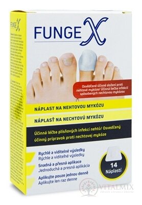 FungeX Náplast na mykózu nehtů 1x14 ks